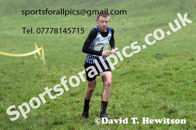 Boys under-13s, NECAA Junior Cross Country Relays, Thornley Farm, Peterlee, Saturday, December 12th. Photo: David T. Hewitson/Sports for All Pics